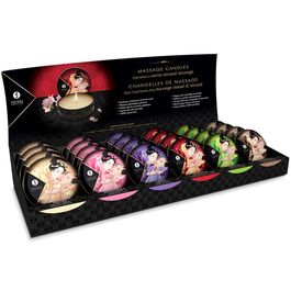 SHUNGA -  MINI CARESS BY CANDLELIGHT DISPLAY MASSAGEKERZEN 24 EINHEITEN