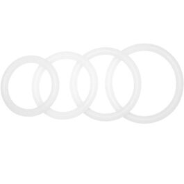 JOYDIVISION POTENZDUO - PLUS WITTE PENISRING - S