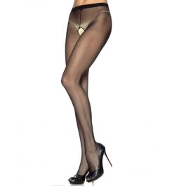 LEG AVENUE - PLUS SIZE NYLON KRUISBROEKJES
