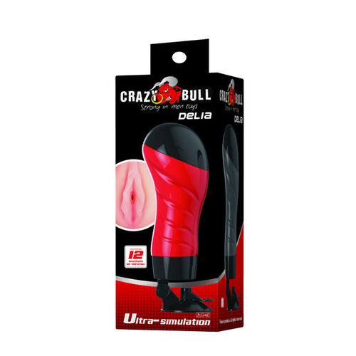 CRAZY BULL - FLORA VAGINA CON BASE MASTURBADOR VOZ