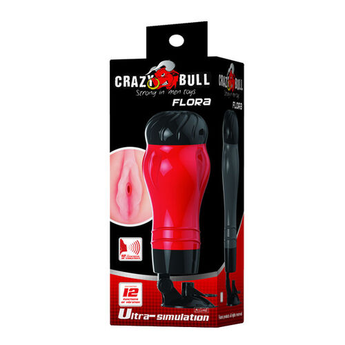 CRAZY BULL - FLORA VAGINA CON BASE MASTURBADOR VOZ