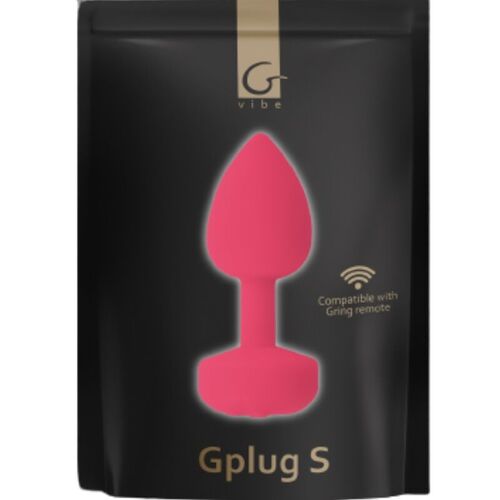 FUNTOYS GPLUG ANAL VIBRADOR RECARGABLE GRANDE ROSA NEON 3.9CM