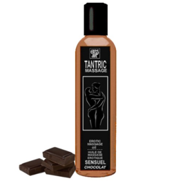 EROS-ART - NATUURLIJKE TANTRISCHE EN AFRODISIACUM CHOCOLADE MASSAGE OLIE 30 ML