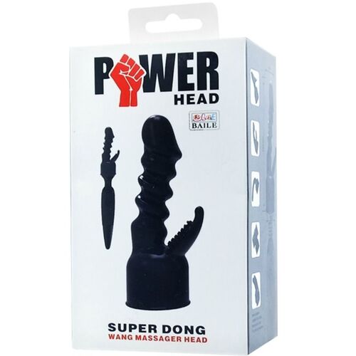 POWER HEAD CABEZAL INTERCAMBIABLE PARA ESTIMULACION INTERNA Y CLITORIS