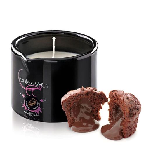 VOULEZ-VOUS VELA DE MASAJE FONDANT DE CHOCOLATE 180 ML