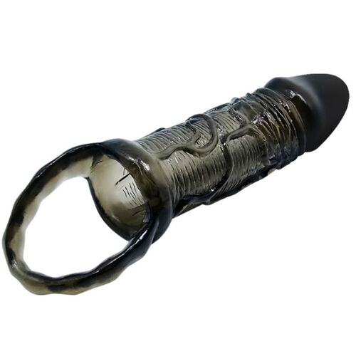 BAILE FUNDA EXTENSORA PENE CON STRAP PARA TESTICULOS 13.5 CM