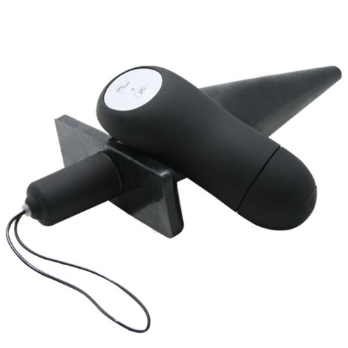 BAILE BUTT PLUG ANAL CON VIBRACION - NEGRO