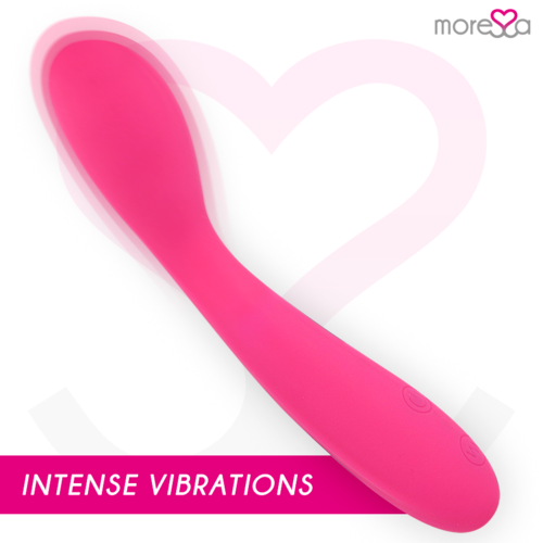 MORESSA - DRUSO MASAJEADOR DUO PUNTO G Y SUERO PELVICO PREMIUM SILICONE RECARGABLE