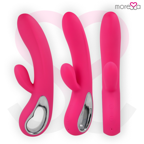 MORESSA - TROY MASAJEADOR PUNTO G Y CLITORIS PREMIUM SILICONE RECARGABLE