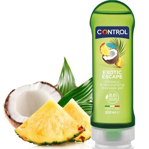 CONTROL 2-1 MASSAGE  & PLEASURE EXOTIC 200ML