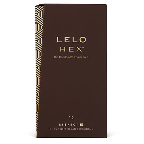 LELO HEX CONDOMS RESPECT XL 12 PACK