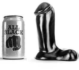 ALL BLACK - REALISTISCHE DILDO 14 CM