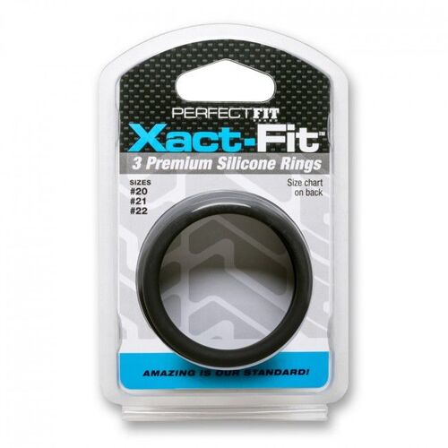 PERFECFIT XACT FIT KIT 3 ANILLOS DE SILICONA - 5 CM, 5.3 CM Y 5,5 CM