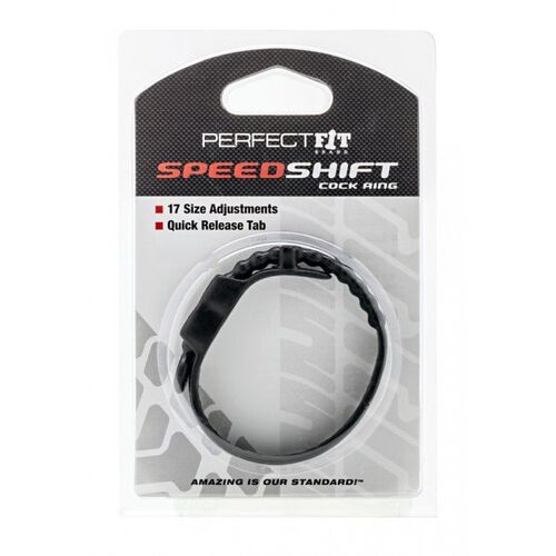 PERFECTFIT  ANILLO PARA EL PENE AJUSTABLE NEGRO