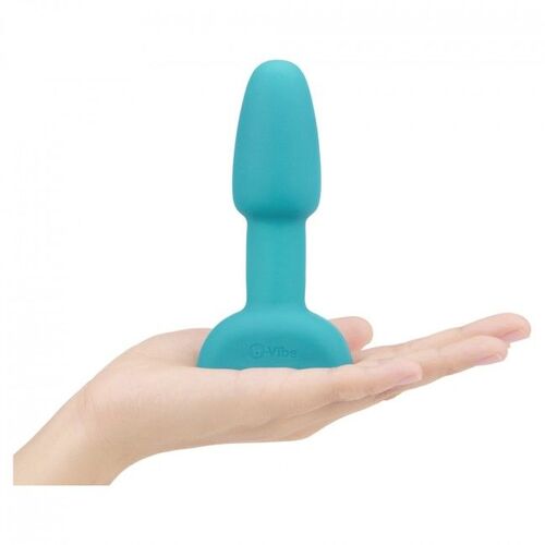 B-VIBE RIMMING CONTROL REMOTO ANAL PLUG  PETITE  TEAL