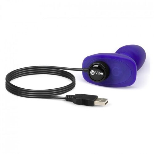 B-VIBE RIMMING CONTROL REMOTO ANAL PLUG  PETITE  LILA