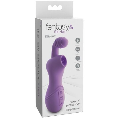 FANTASY FOR HER ESTIMULADOR SUCCION Y VIBRACION TEASE N''PLEASE-HER