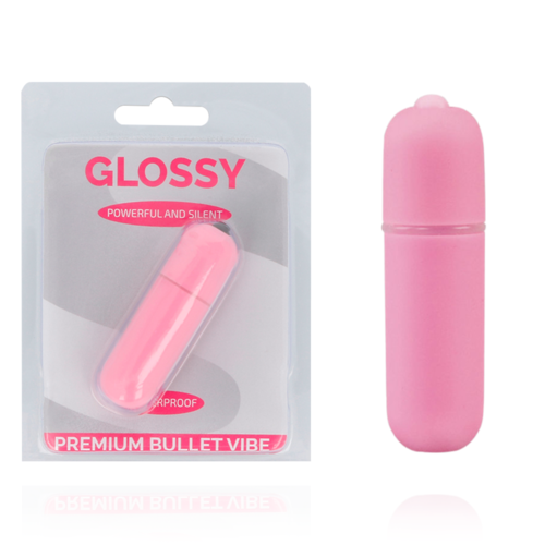 GLOSSY PREMIUM VIBE BALA VIBRADORA 10V ROSA