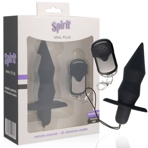 SPIRIT ANAL PLUG REMOTE CONTROL NEGRO