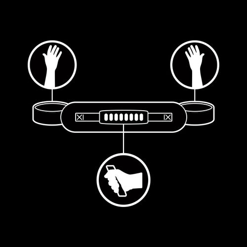 FETISH SUBMISSIVE - ESPOSAS CON TIRADOR CON FORRO DE NOPRENO