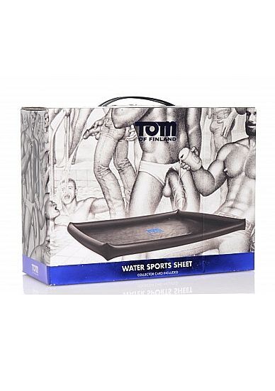 TOM OF FINLAND - SÁBANA INFLABLE PARA JUEGOS DE AGUA NEGRO