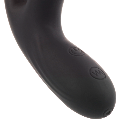 ADDICTED TOYS ANAL MASSAGER BLACK VIBRATION