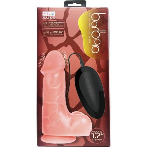 VIBRADOR REALISTICO BARBARA NATURAL