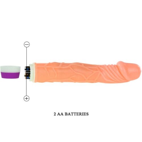 BAILE WAVES OF PLEASURE REALISTIC VIBRATING 22.5 CM