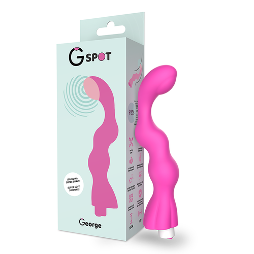 G-SPOT- GEORGE VIBRADOR PUNTO G ROSA CHICLE