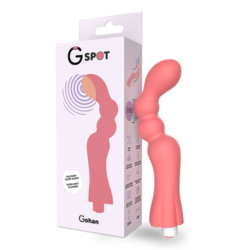 G-SPOT-  GOHAN VIBRADOR PUNTO G LIGHT RED