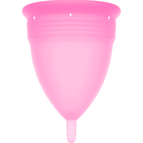 STERCUP COPA MENSTRUAL FDA SILICONE  TALLA L ROSA