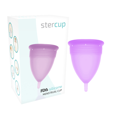 STERCUP COPA MENSTRUAL FDA SILICONE  TALLA S LILA