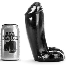 ALL BLACK - REALISTISCHE DILDO 18 CM