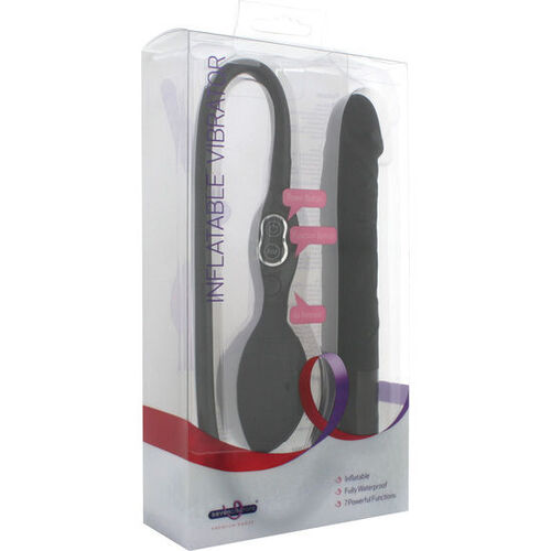 SEVENCREATIONS VIBRADOR HINCHABLE NEGRO