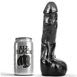 ALL BLACK - REALISTISCHE ANALE PENIS 20 CM