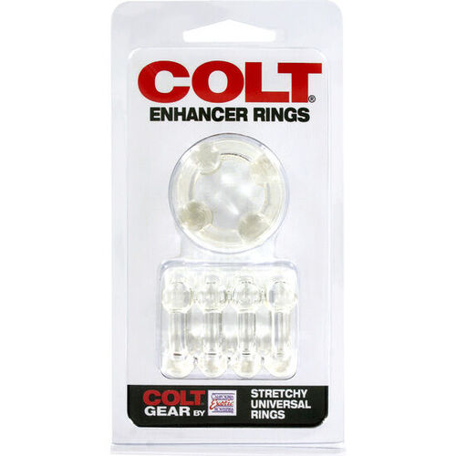 COLT ENHANCER RINGS ANILLOS PARA EL PENE TRANSPARENTES