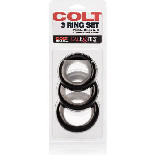 COLT SET 3 ANILLOS PENE Y TESTICULOS