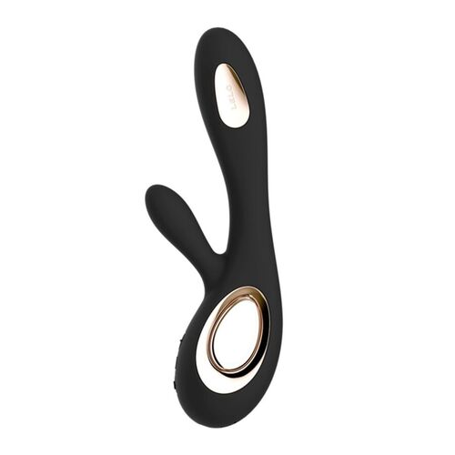 LELO SORAYA WAVE VIBRADOR RABBIT NEGRO