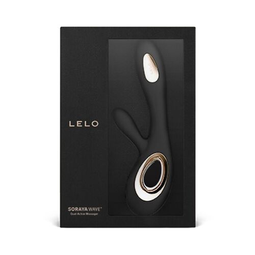 LELO SORAYA WAVE VIBRADOR RABBIT NEGRO