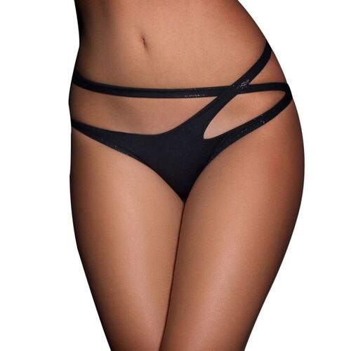 QUEEN LINGERIE PANTIES CON DOBLE TIRANTA CRUZADA S/M