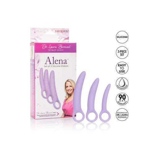 DR LAURA BERMAN ALENA SET DE 3 DILATADOR VAGINAL SILICONA