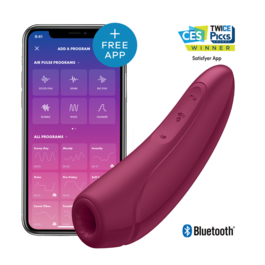 SATISFYER CURVY 1+ - ROJO ROSADO