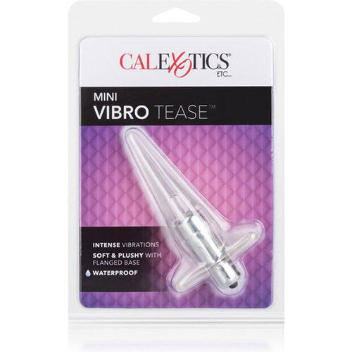 CALEX PLUG  MINI VIBRO TEASE VIBRADOR TRANSPARENTE