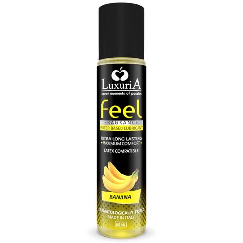 LUXURIA FEEL LUBRICANTE BASE AGUA PLATANO 60 ML