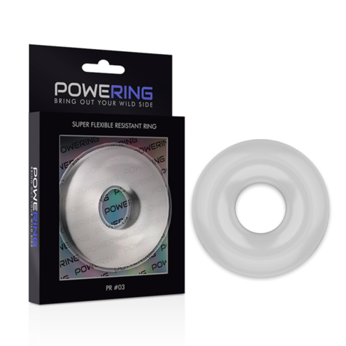 POWERING SUPER FLEXIBLE Y RESISTENTE ANILLO PENE  5CM PR03 CLEAR