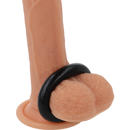 POWERING SUPER FLEXIBLE Y RESISTENTE ANILLO PENE  4.8CM PR05 NEGRO