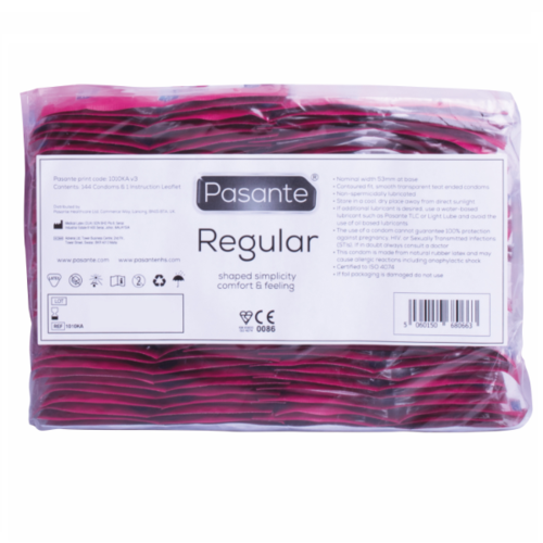 PASANTE CONDOM GAMA REGULAR 144 UNIDADES