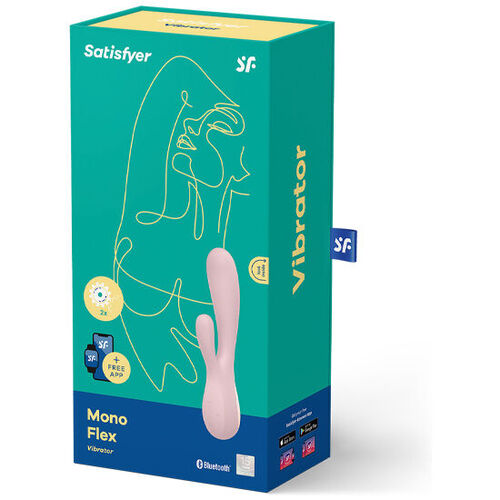 SATISFYER MONO FLEX ROSA CON APP