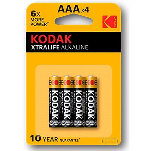 KODAK XTRALIFE PILA ALCALINA AAA LR03 BLISTER*4