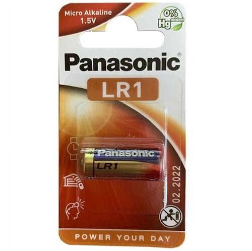 PANASONIC PILA ALCALINA LR1 1.5V BLISTER 1 UNIDAD